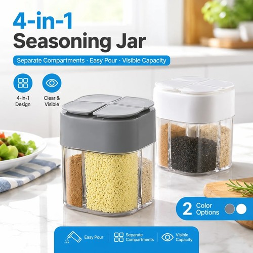 Salt and pepper shaker - 4,