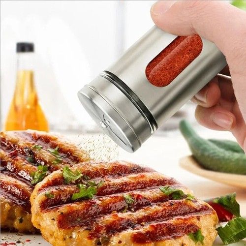 Stainless steel spice shaker - stainless,