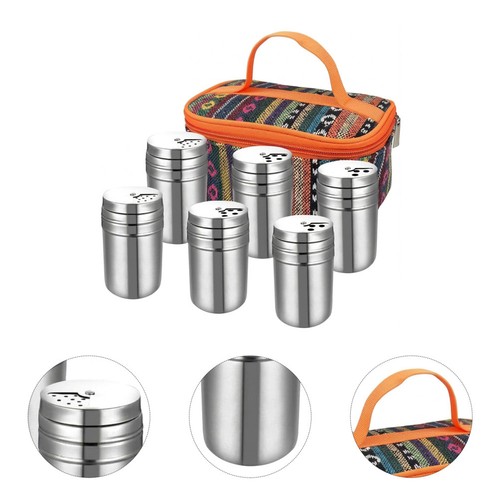 6pcs camping spice bottles - 6pcs,