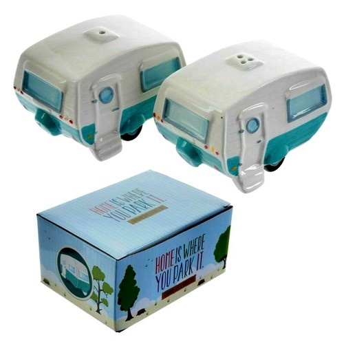 Caravan camper ceramic salt - camper,